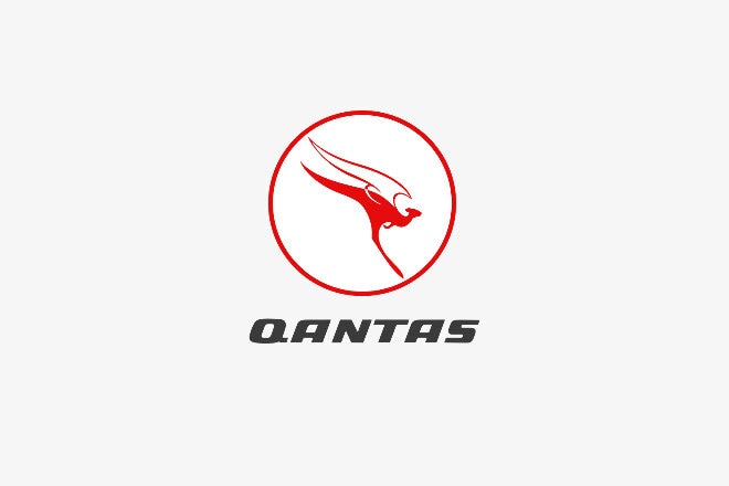 Qantas logo from 1968 to 1984